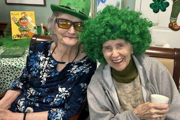 Obviously GREEN is Joyce's and Wanda's favorite color!