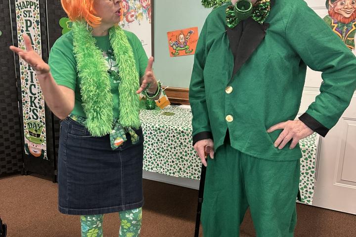 Lenny the Leprechaun pays a visit