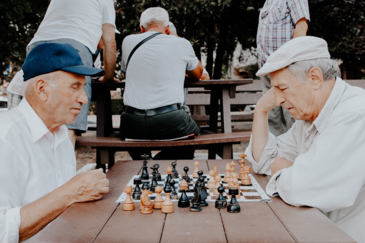 Residents spending time together